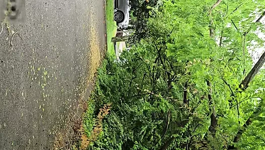 Klitoris rastgele park yerinde pompalıyor.