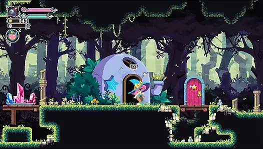 Flip witch pixel hentai oyunu ep.8 cinsiyet bender cadı ve dev goblin kraliçesi kedi dövüşü!