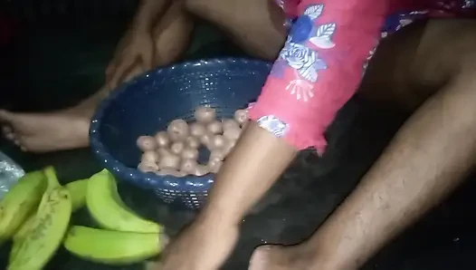 Bangladeshi Village Housewife mopping the floor when a stranger lured her (Bengali Audio) HD