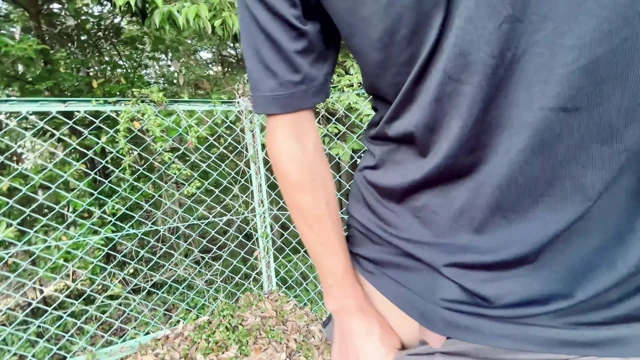 foreskin boy flashing in wood and pee