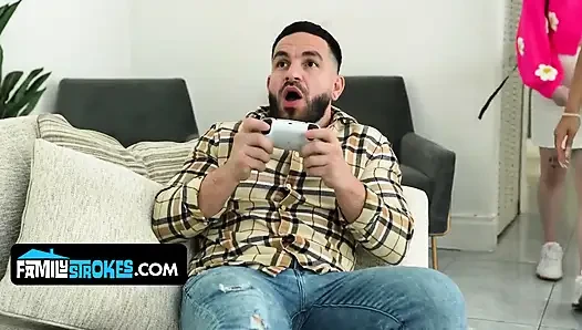 Venüs ve Violet Dare üvey erkek kardeş Peter pis bir gerçeğe dönüşüyor ya da cesaretle sikişiyor