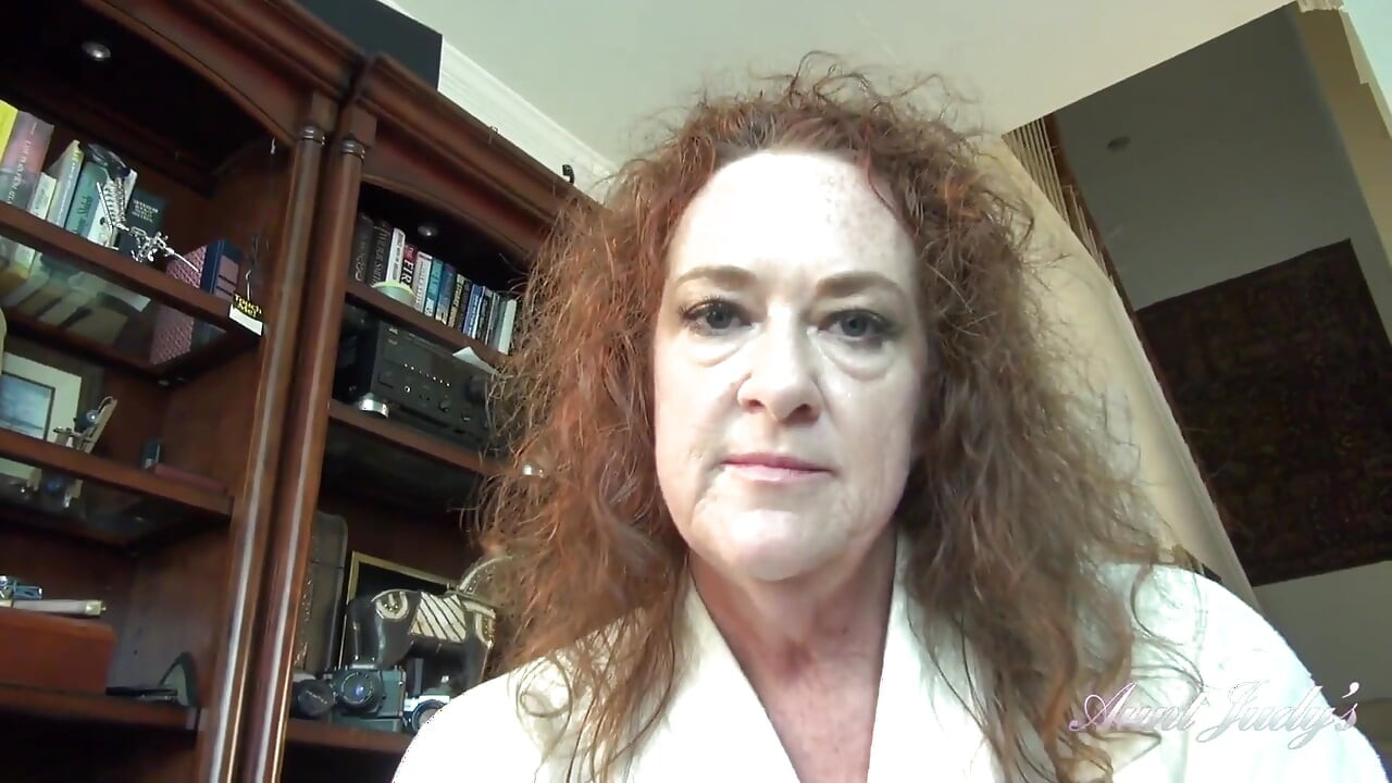 Auntjudys - Your Horny Mature Step-aunt Ms. Ginger Catches You Masturbating (pov)