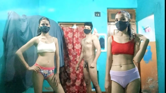 Indian School Friends Threesome Xxxx, desi village school friend threesome GF BF OYO Xxxx hardcore