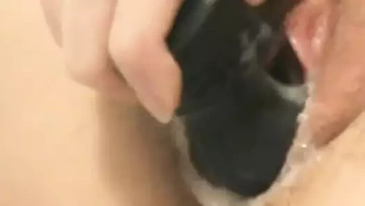 Güzel dik ve ıslak Mastürbasyon