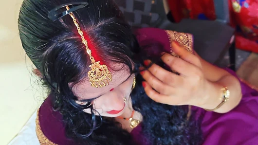Bölüm 1 desi ilk gece romantik seks, güzel Hintli köylü evli kadın sıkı amcık Hintçe ses