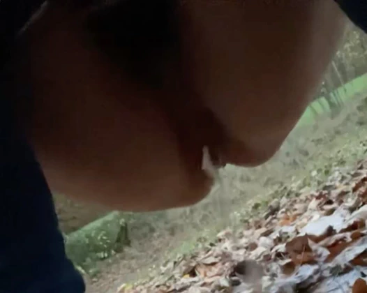 Arabamda mastürbasyon ve ormanda işeme, araba sürerek azgın, park ve mastürbasyon ve işeme