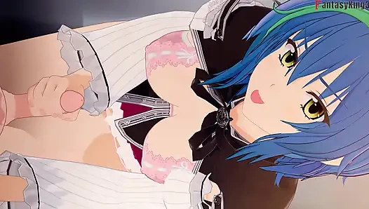 Xenovia ve Issei banyolarda sikişiyor, Rias öğreniyor - dxd ntr madness series