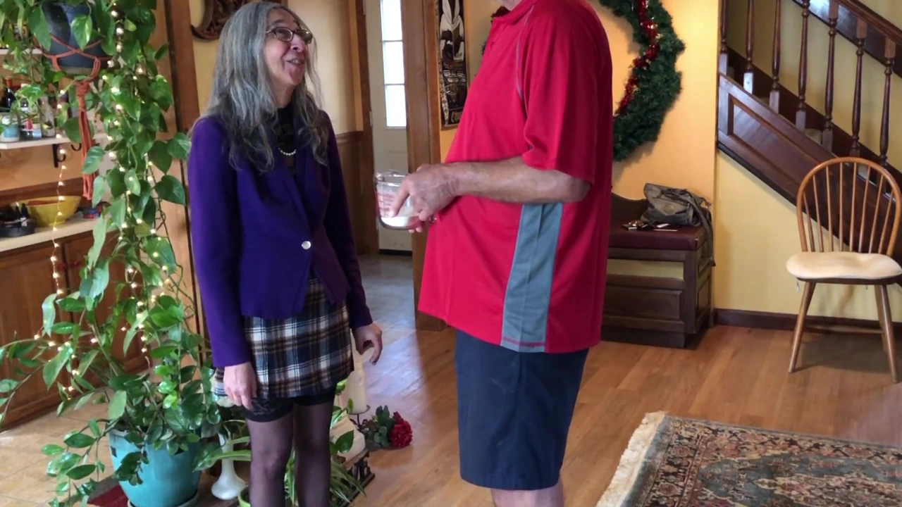 Granny Gives Sugar to Neighbor Boy