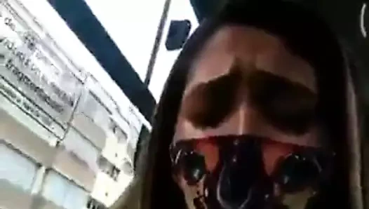 Nao aguentou chegar em casa