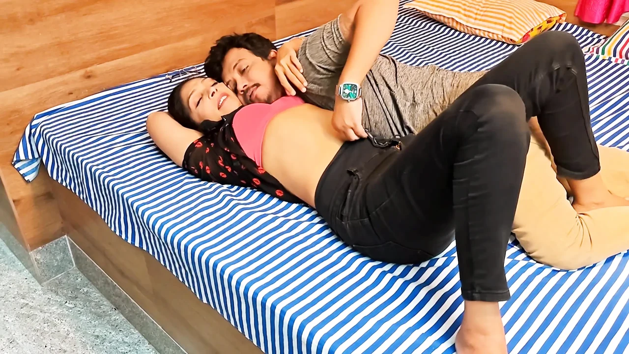 Desi Video Two stepbrothers had sex with their stepsister in a hotel. Pussy and boobs fucked