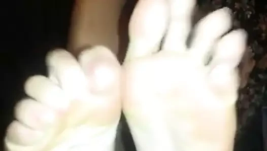 Güzel ayaklar ve ayak parmakları