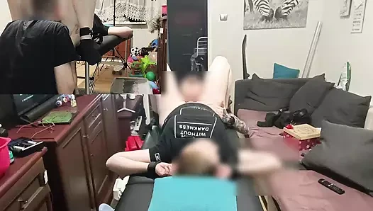 Orgazm olana kadar amımı yaladı