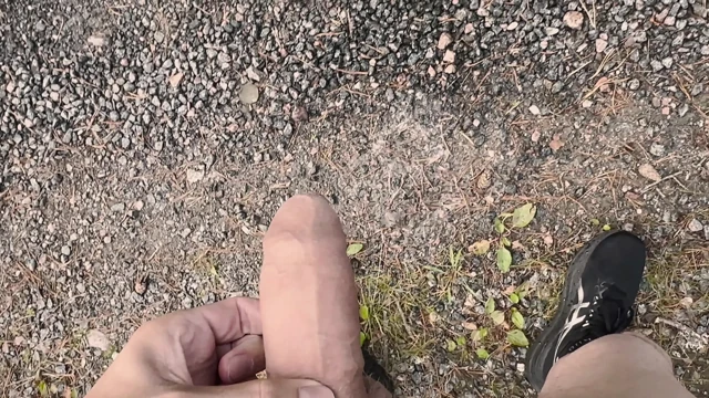 Naked teenager on public street