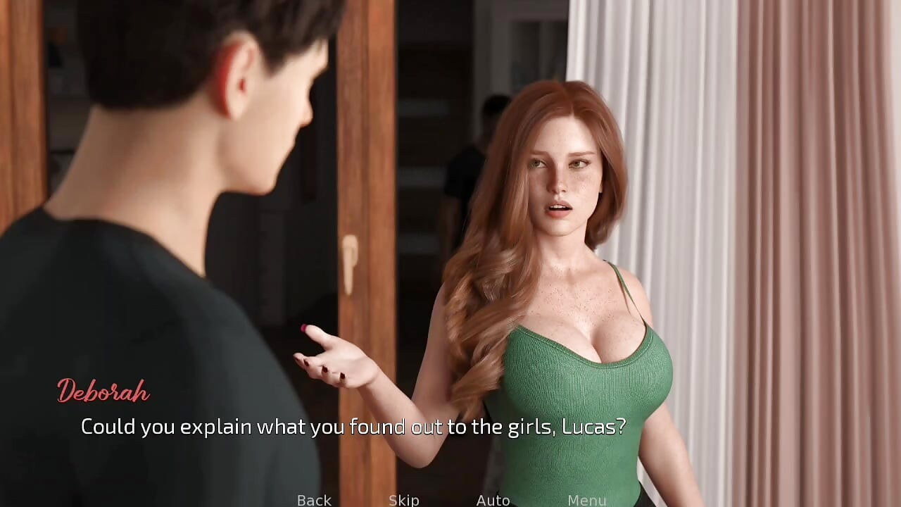 Step brother conversation with beautiful girl