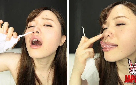 Kotona hirakawa'nın zarif hapşırma ekranı - burun fetişi partisi