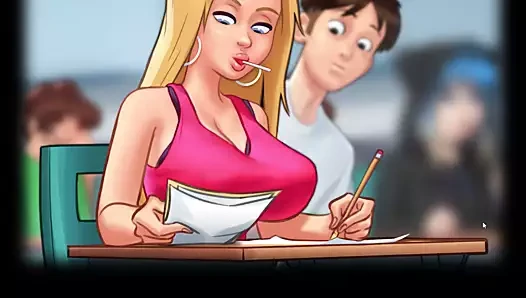 Summertime destanı - üvey kız, göğüsleri ödül olarak gösterir (pt.5)