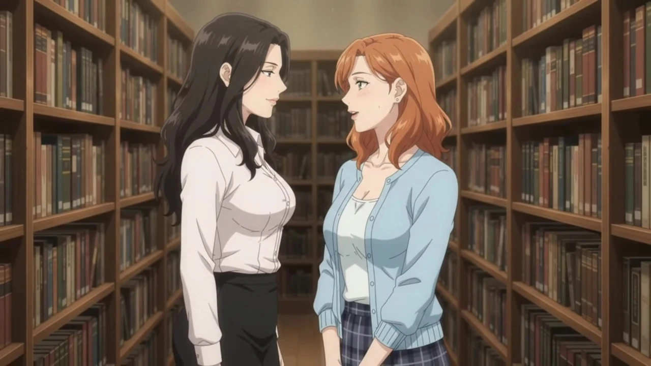 Two lesbian girls studying in liberty turn into intimate situation