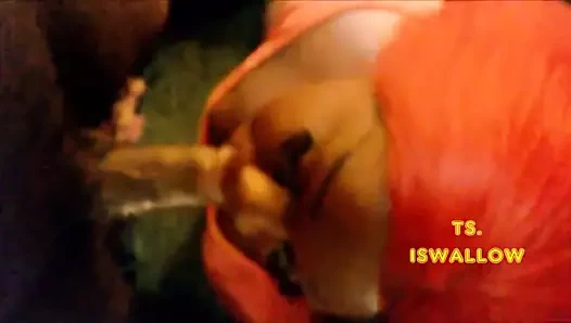 Ts iswallow şişman yarağı emiyor