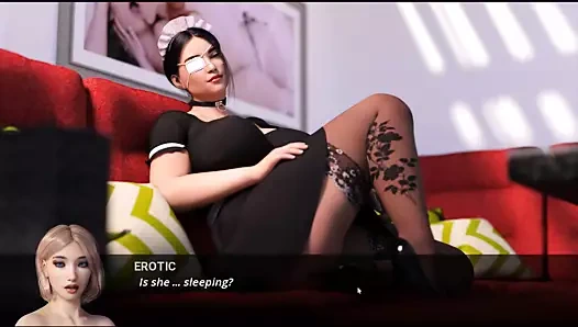 Kırmızı oda-azgın kedi damlayan