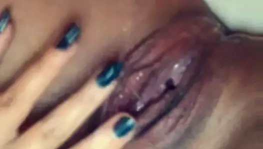 Vajinal fışkırtma. sıcak şeyler