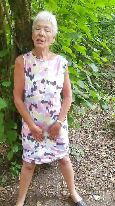 Pissing outdoors