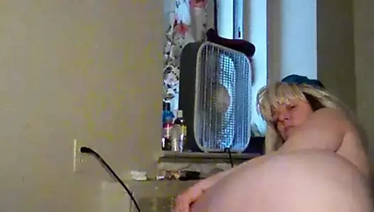 Sıcak beyaz seksi sulu kedi sarışın