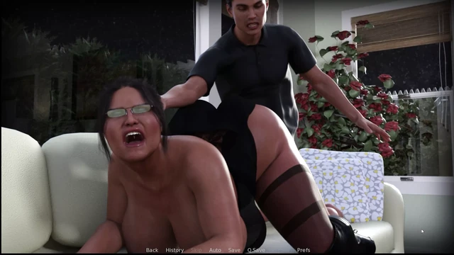 Фигуристая пума с улицы 1.4 - секс с мачехой Barbara