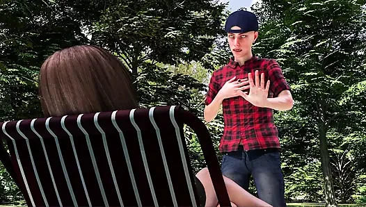Sunville'in orta yaşlı seksi kadını 93 Olivia'yı parkta sikiyorum