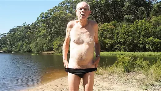 yaşlı adam sıska dips