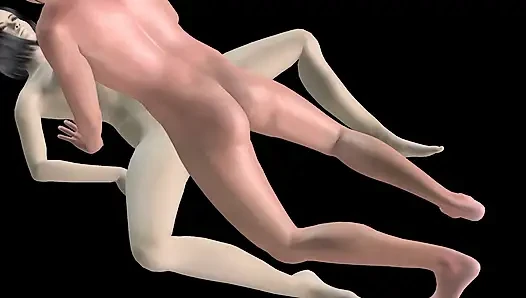 Animasyonlu 3 boyutlu porno - Asyalı adam misyoner amında güzel kızı sikiyor ve götüne boşalma