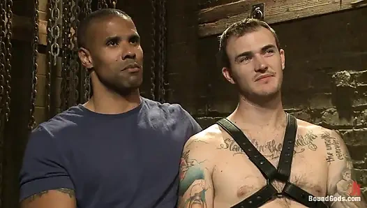 Christian Wilde vücut geliştirmecisini dövüyor, işkence ediyor ve sikiyor