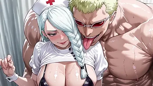 Doflamingo (op) x meimei (jjk)