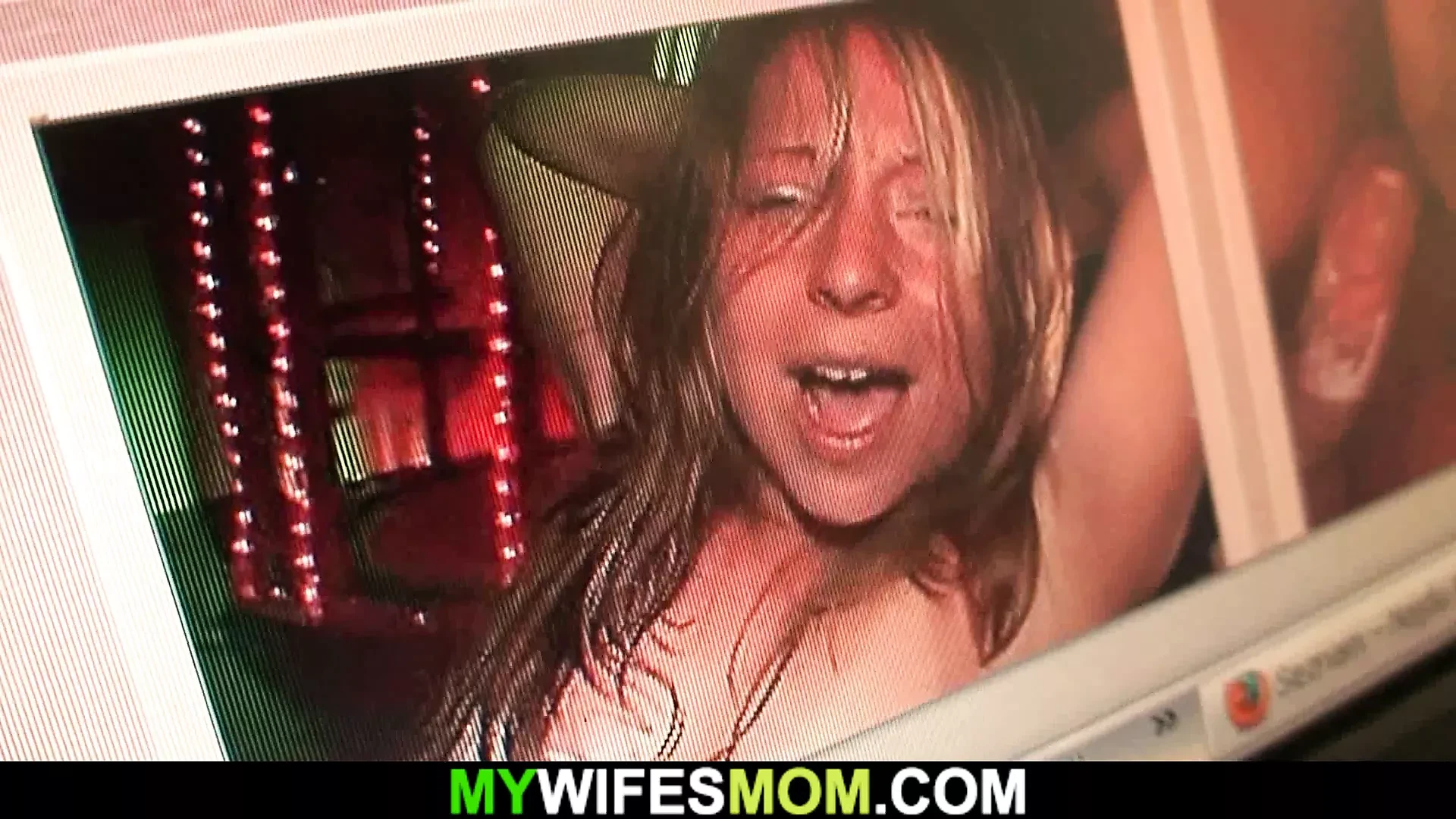 Hot stud fucks very old skinny mother-in-law