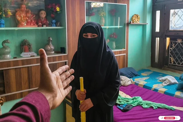 Hintli gelin Pakistanlı teyzenin romantik videosu -snapchat143