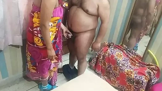 Real Bhabhi Devar desi sex video chudai POV Indian