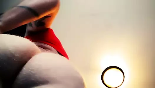 Strict ftm kirli konuşma ve yüz oturma pov