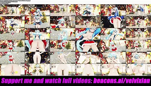 Sevimli elf genç kız dans ediyor + kademeli soyunma (3 boyutlu hentai)