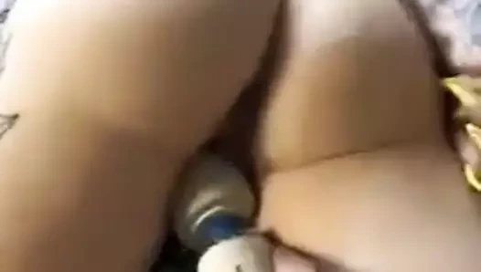 Şiddetle dildoed içinde ona güzel kedi tarafından erkek