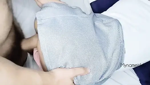 Pervert takes a schoolgirl to his house to fuck when mom is not at home