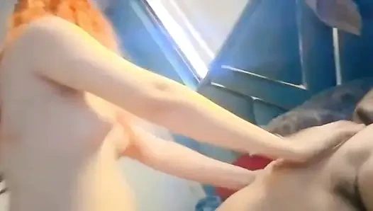 Üvey erkek kardeşim bana sadece testere yapmamı söyledi ama ben ısınıyorum ve içine koyuyorum ve ona lezzetli oturmalar yapıyorum