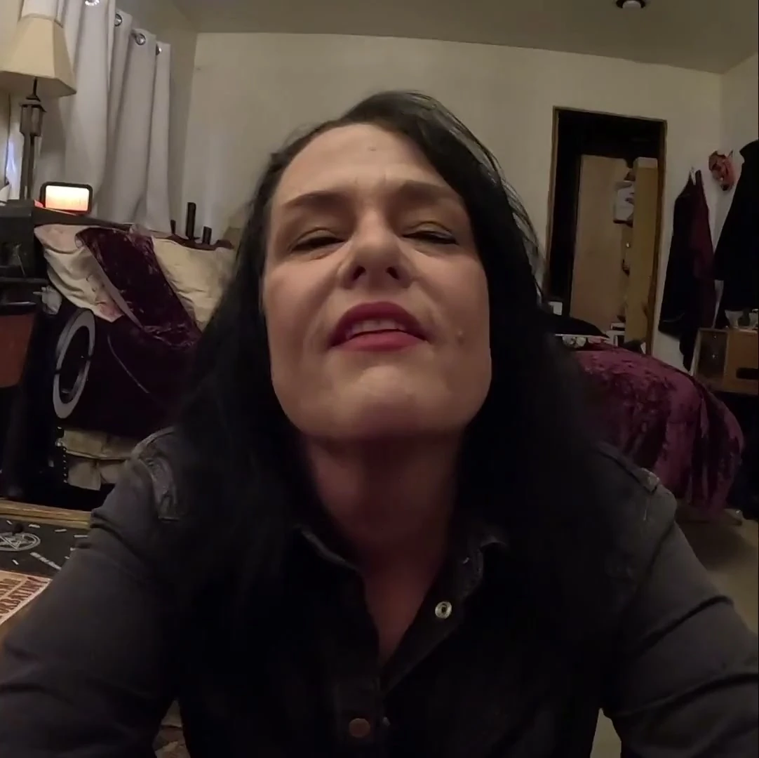 Imagine Getting a Smoking Blowjob From a Gothic Witchy MILF