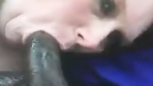 Emme siyah çük içinde the araba