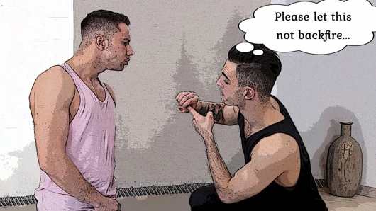 Oliver ve Willy spor salonunda