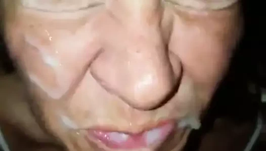 Olgun sürtük alma yüz