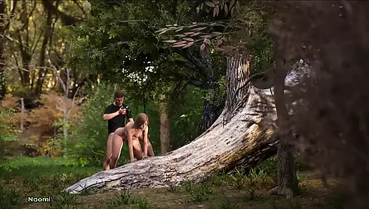 Lust Academy 3 - bölüm 273 - misskitty2k tarafından ormanda üçlü seks