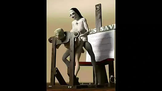 Eski futa rahibe kahrolası ona konu