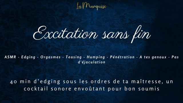 Fransız ses pornosu | Beynini sikmek için sonsuz erekte oluyor