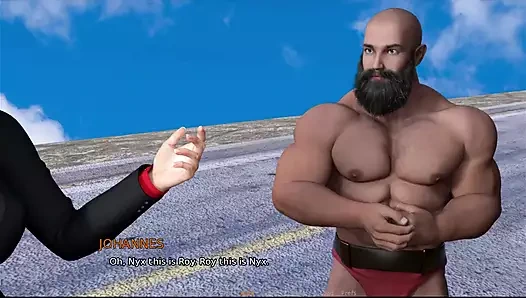 Bir peni için #13 - Stephanie ve Elizabeth tartıştılar. Blue striptiz kulübünde Johannes tarafından sikiliyor