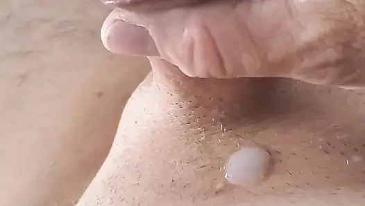 Masturbation with a fleshlight and powerful ejaculation in 2 phases