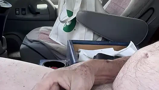 Minibüste yarakla oynuyor
